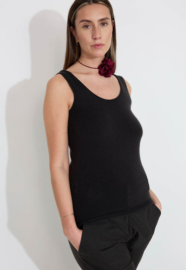 CANOTTA IN CASHMERE 09558 - Black