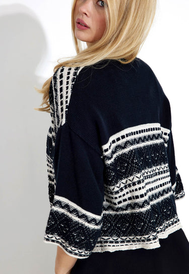 BOURETTE PRINTED CARDIGAN 09562 - Patterned