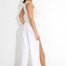 03607 WIDE TROUSERS - Vit