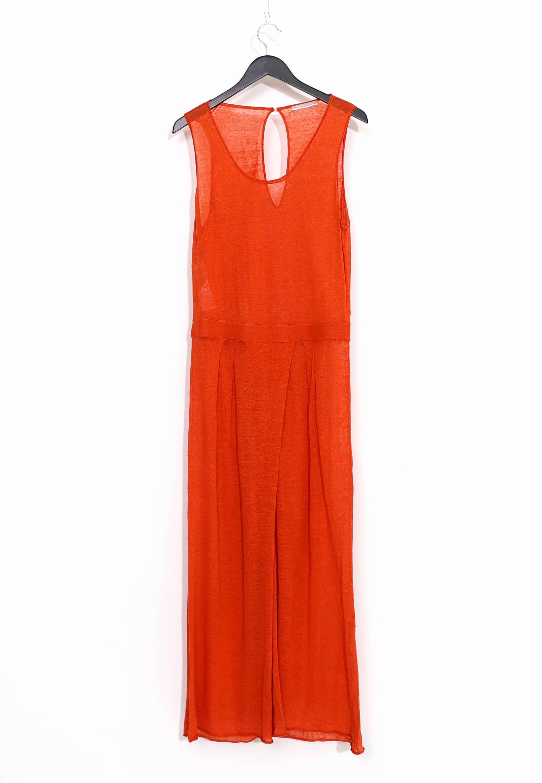 LINEN JUMPSUIT - Orange