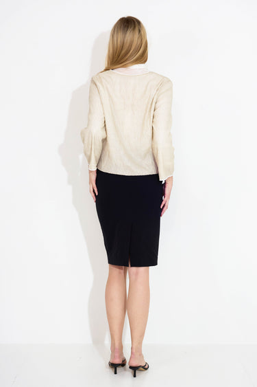 JACKE PAILLETTEN - beige