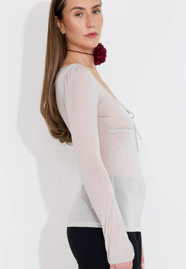 T-SHIRT TENCEL 03554 - Grau