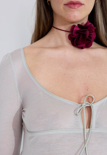 T-SHIRT TENCEL 03554 - Grau
