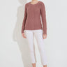 ROUND NECK SWEATER 09567 - Röd