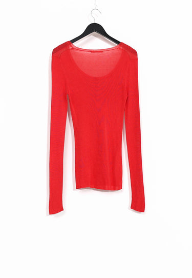SERAFINO PULLOVER SEIDE - Rot