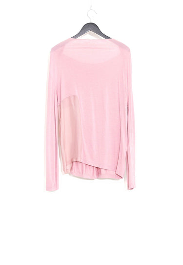WOOL JERSEY T-SHIRT - Pink