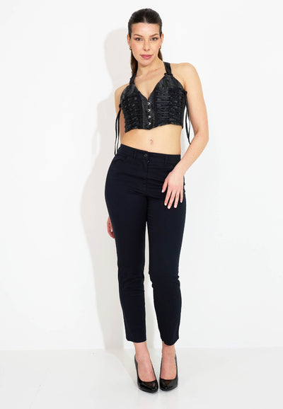 5 POCKET TROUSERS - Svart