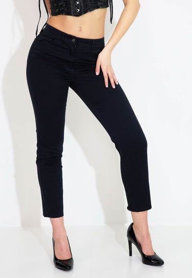 5 POCKET TROUSERS - Black