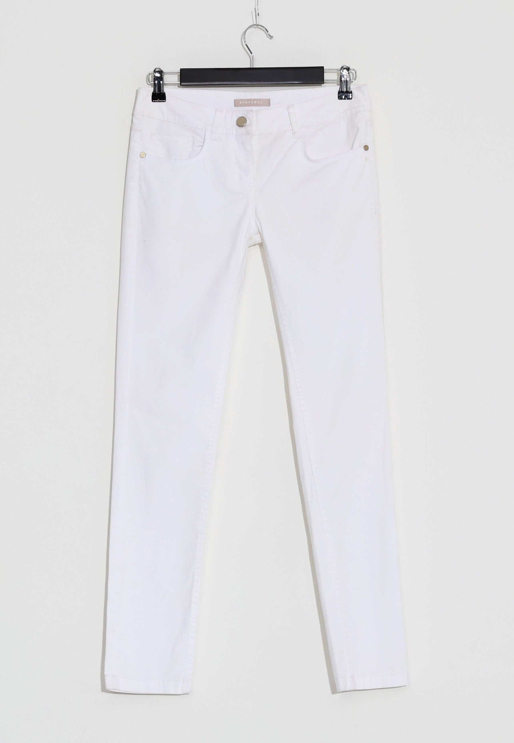 PANTALONE REGULAR GABARD STR - Vit