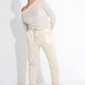 CREPE TROUSERS 09589 - beige