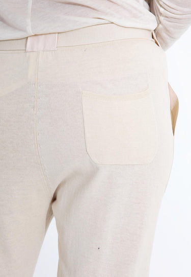CREPE TROUSERS 09589 - beige