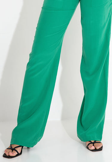 03657 TROUSERS SILK LINEN - beige