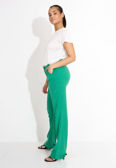 03657 TROUSERS SILK LINEN - beige