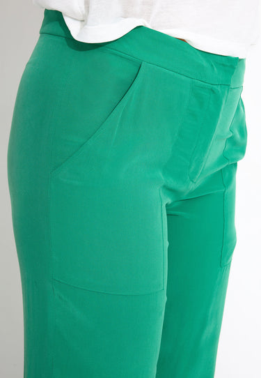 03657 TROUSERS SILK LINEN - beige