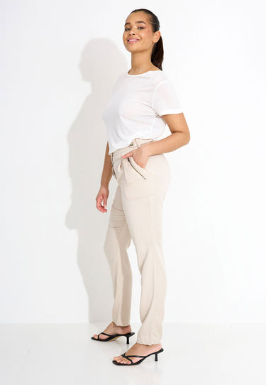 09116 TROUSERS - beige