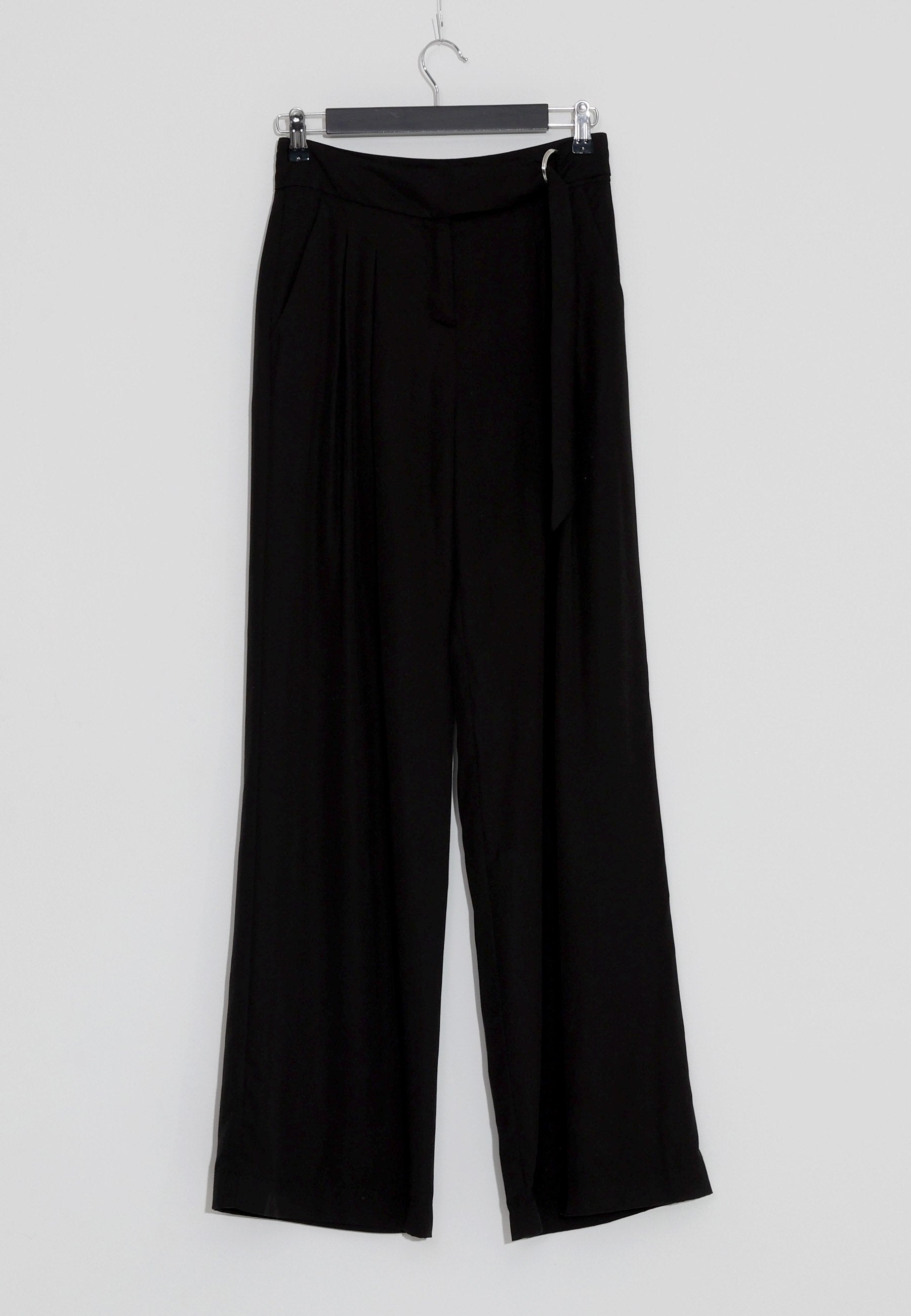 PANTALONE IN TENCEL - Svart