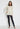 SWEATER VIS STR V NECK - gul