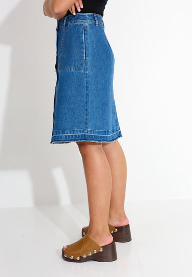 DENIM SKIRT - Bluedenim