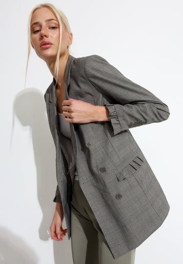 JACKET OXFORD TWIST - Small plaid
