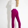 VELVET STRETCH TROUSERS - Lila