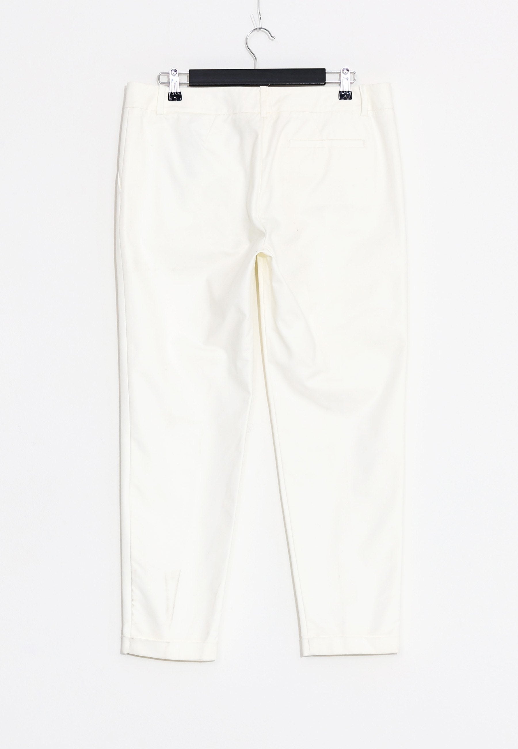 TROUSERS WITH BELT - Vit