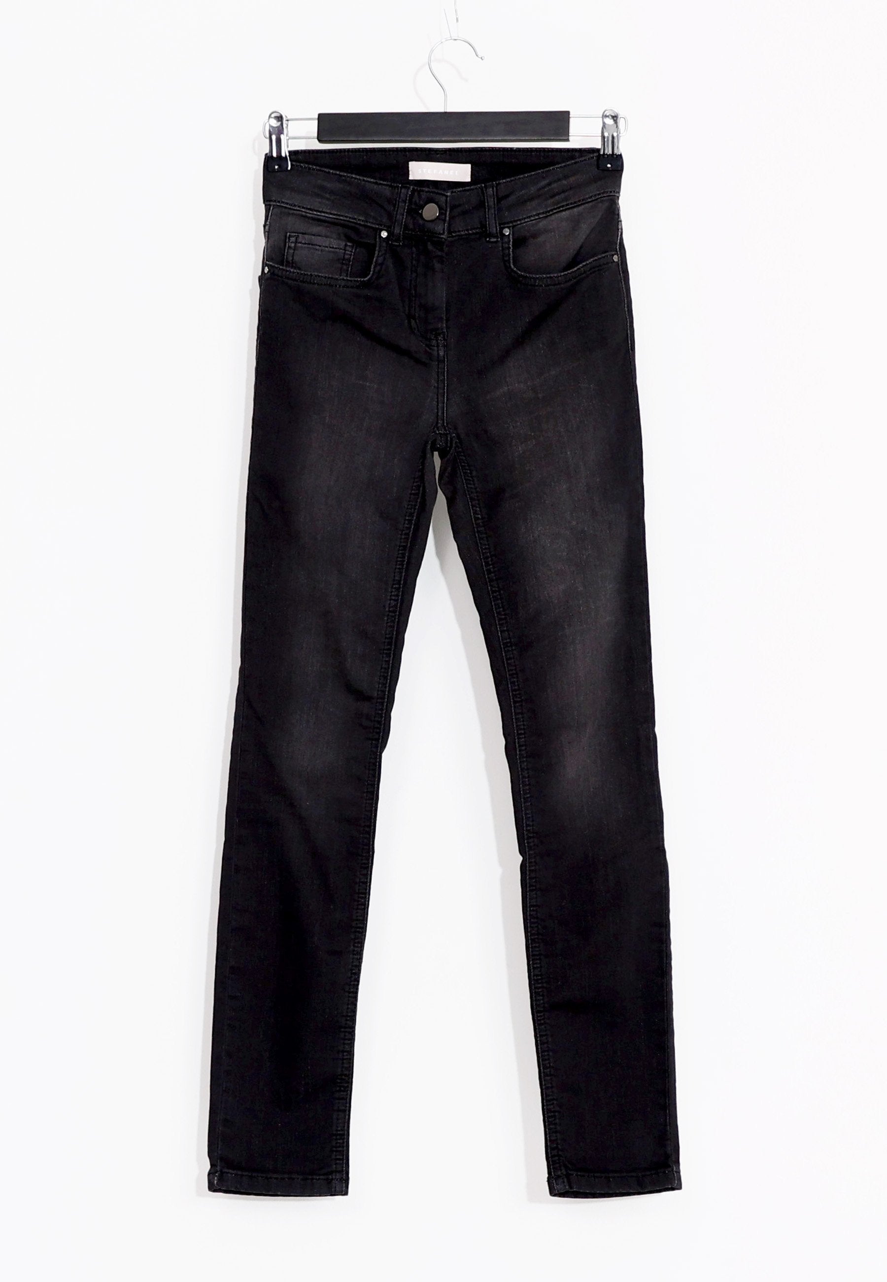 PANTALONE JOGGING DENIM BLACK - Svart