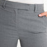 03568 PANTALONE LARGO IN FLANELLA - grå