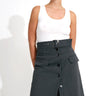 BALDO JERSEY SKIRT - Grå