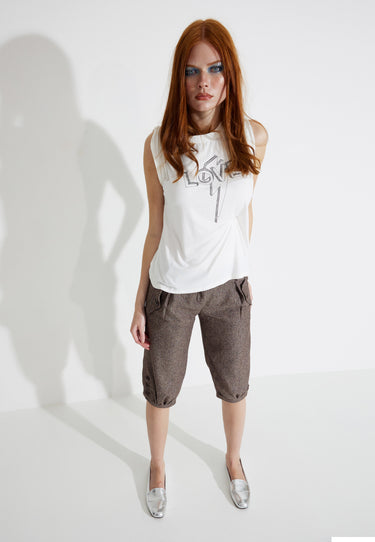 TWEEDHOSE - Luxusbraun