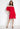 LINEN DRESS - Röd