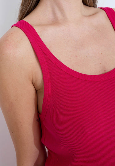 DRESS FLUID RIB - Rosa