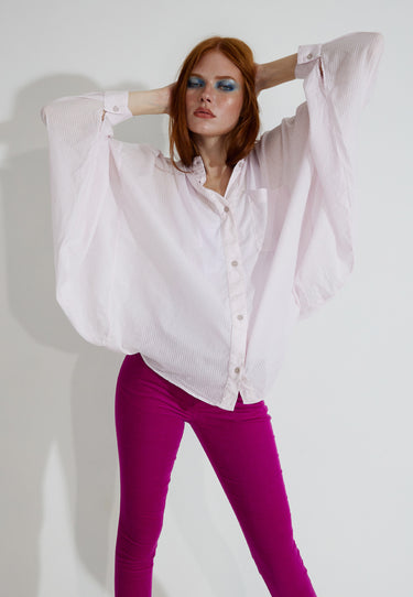 OVERSIZED-HEMD - Rosa