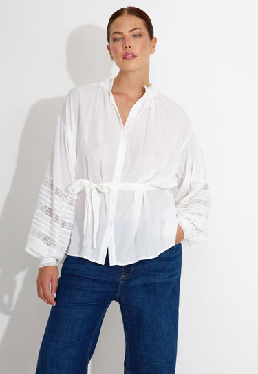 LYANNA BLOUSE - Vit