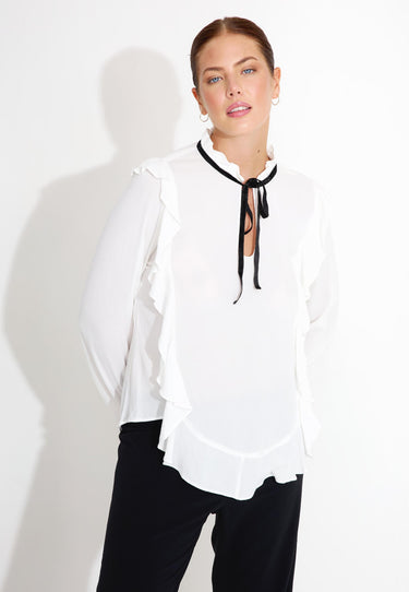 LISALOTTA BLOUSE SEASON 184 - Vit