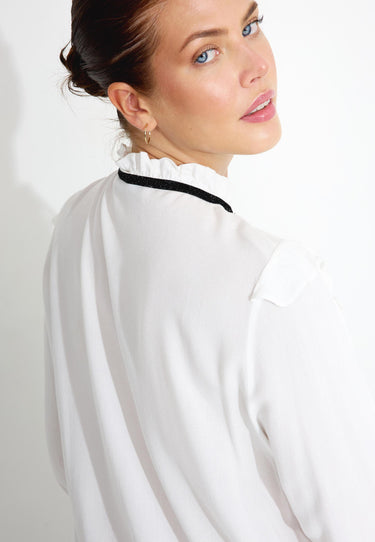 LISALOTTA BLOUSE SEASON 184 - Vit