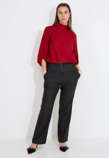 BLUSE - Rot