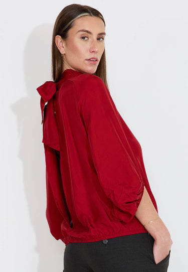 BLUSE - Rot