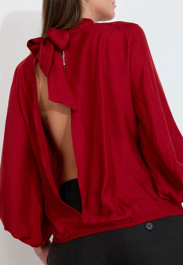 BLUSE - Rot
