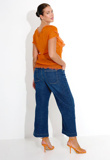BLUS CAMICIA - Orange