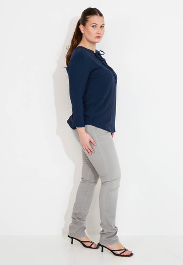 PAIGE BLUSE - Marineblau
