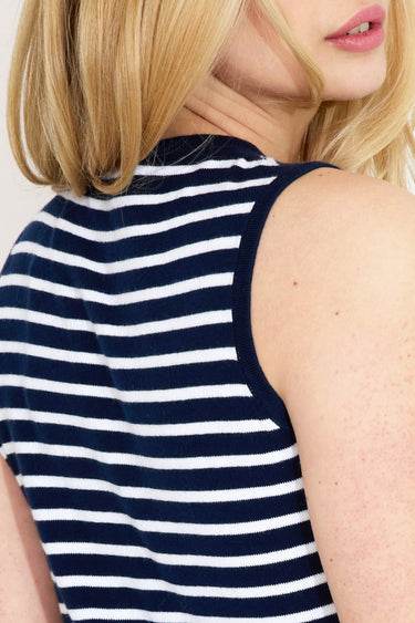 BAUMWOLL-TANKTOP MIT BRETON-STREIFEN - gestreift