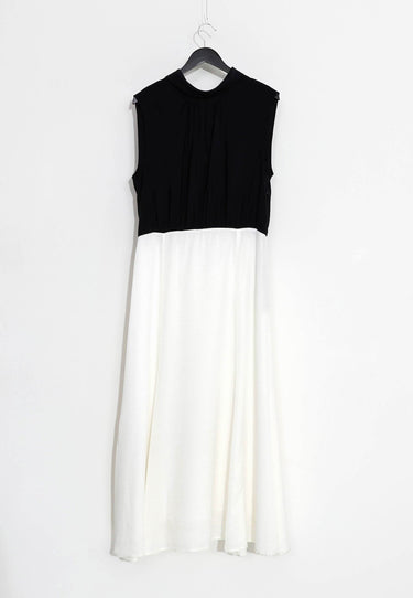 SLEEVES DRESS - Svartvit