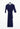 A-SHAPED DRESS WITH BELT - Blue