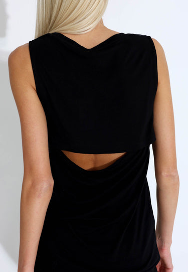 ZUZANNA TOP - Tank top - Black