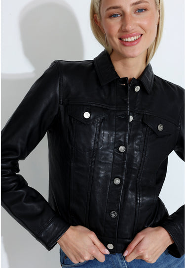 LEDERJACKE - CK Schwarz