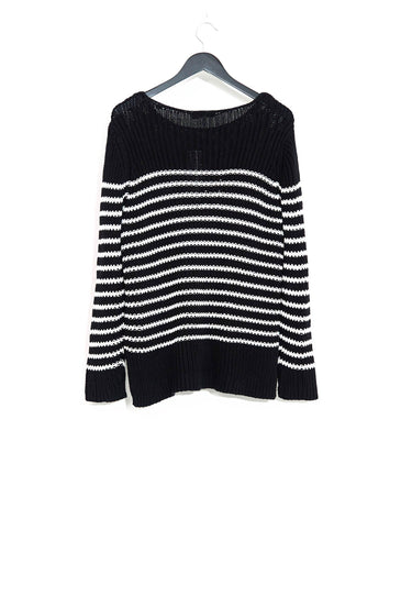 PULLOVER - Schwarz Weiß