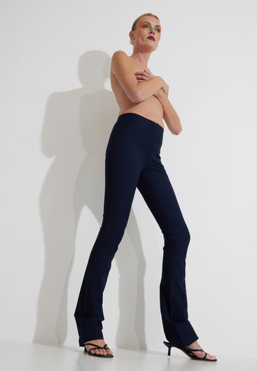 LEX GABARDINE-HOSE - Marineblau
