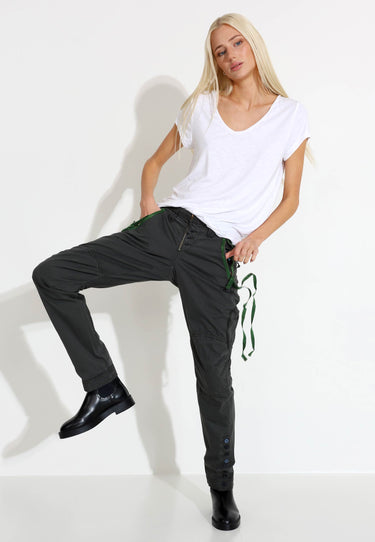 PANTALONE HOSE CABALLERA - Dunkelgrün