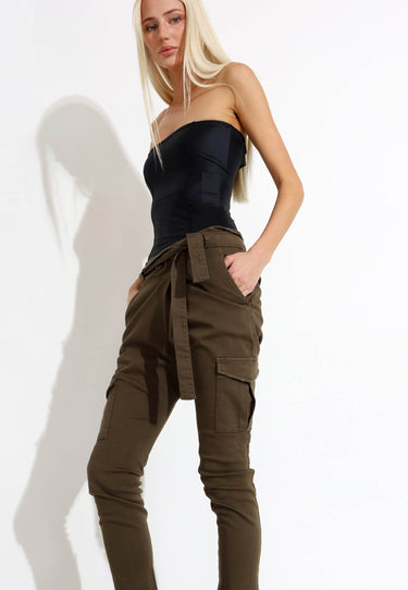 PANTS - Dark green