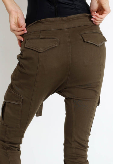 PANTS - Dark green